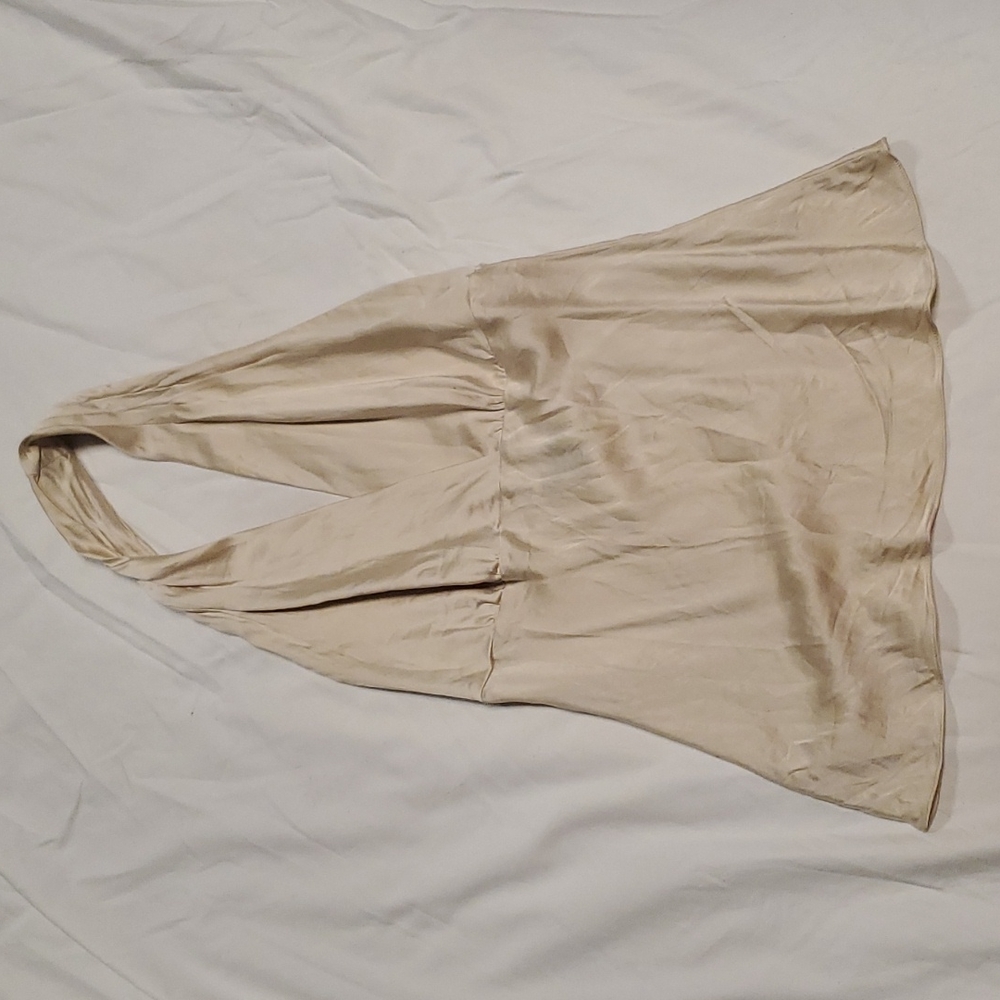 Vintage Silk Cream Express Haltee Type size XS